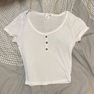 White crop top